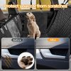 Simple Deluxe Dog Car Seat Cover for Back Seat, 100% Waterproof Pet Seat Protector with Mesh Window, Scratchproof & Nonslip Dog Hammock for Cars