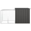 Rabbit Cage Anthracite 78.7"x35.8"x39.4" Galvanized Steel