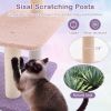 Multi-level Cat Tower with Sisal Covered Scratching Posts
